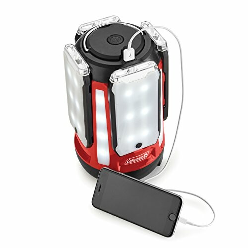 Coleman Quad Pro LED lantern with phone charging