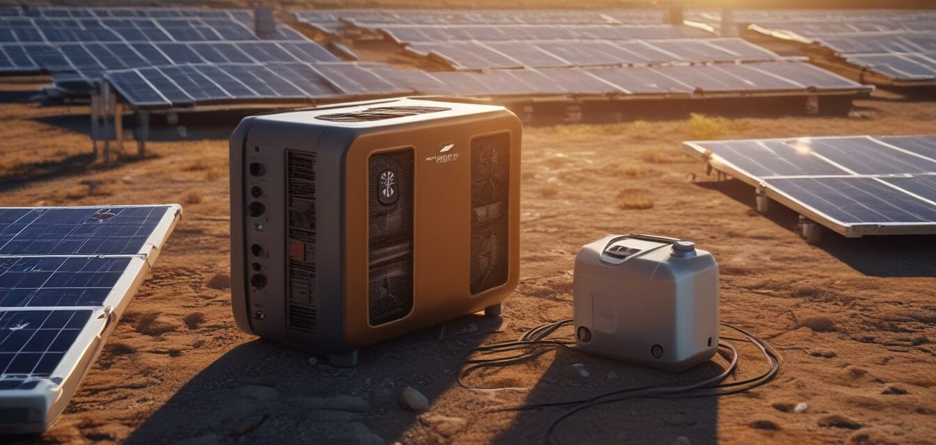 Solar Charging a Portable Power Station